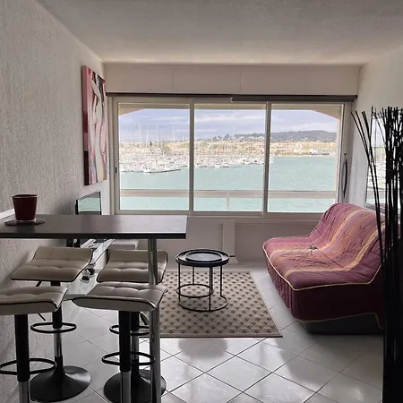 Studio 4 Pers Moderne Avec Vue 180° Sur Port, Parking Prive, Proche Plages Et Commerces - Fr-1-749-60 * Агд